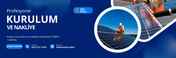 ankara solar enerji kurulum yapan firmalar